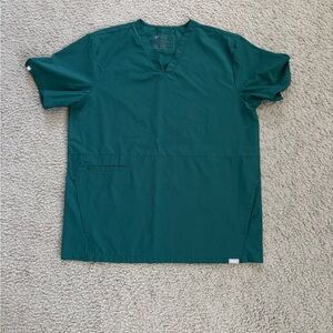Men’s Large FIGS Amazon Green scrub top